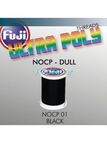 Ata neagra pentru matisaj DULL A-NOCP 100 M #50 BLACK 001 - Fuji